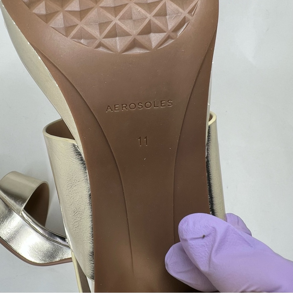AEROSOLES Silver Sandals - Picture 10 of 15